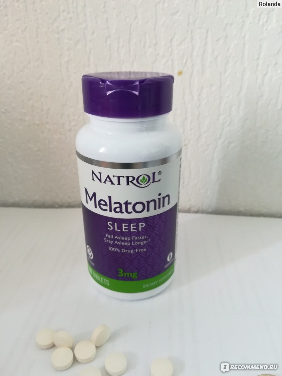 Снотворное Natrol Melatonin 3 мг - «Ночь, полная цветных снов. Бессонница,  иди спи!» | отзывы