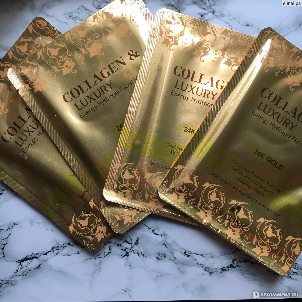 Коллагеновая маска отзывы. 3w Collagen & Gold маска Collagen & Luxury Gold Energy Hydrogel facial Mask, 30g. [3w Clinic] Collagen & Luxury Gold Energy Hydrogel facial Mask 30g 1pc (Weight : 54g). 3w Clinic маска гидрогелевая с золотом и коллагеном. Маска тканевая Collagen Luxury Gold.