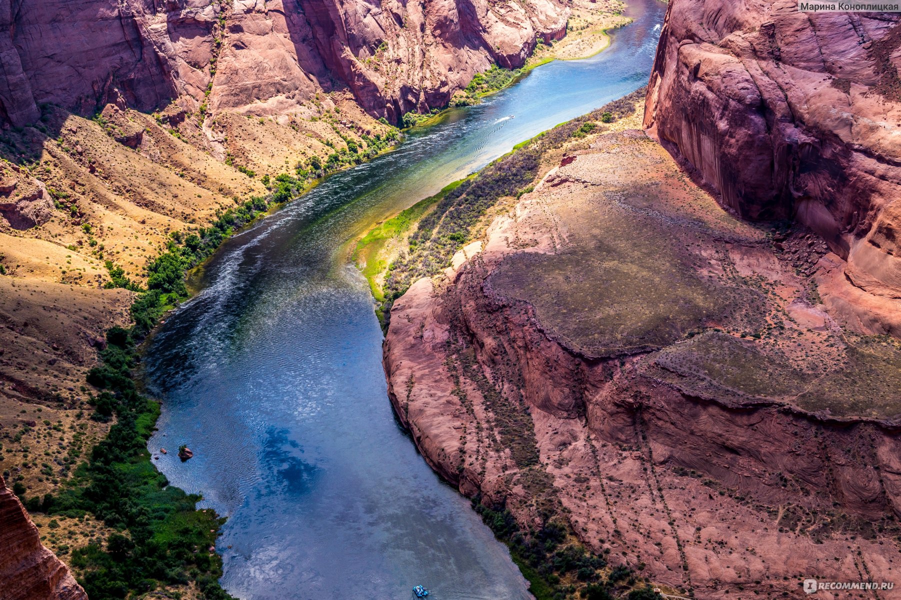 Лошадиная Подкова на реке Колорадо и Каньон Глен