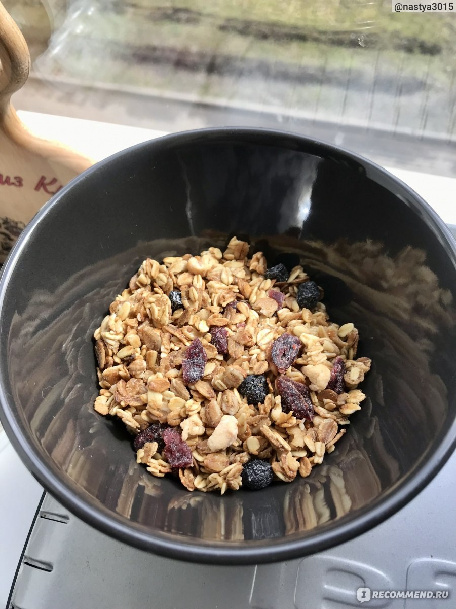 Гранола Yelli Granola Crispy muesli Berry&Apple /Хрустящие мюсли Ягода и  яблоко - «Гранола, которая одинаково хороша и с творогом и с молоком» |  отзывы