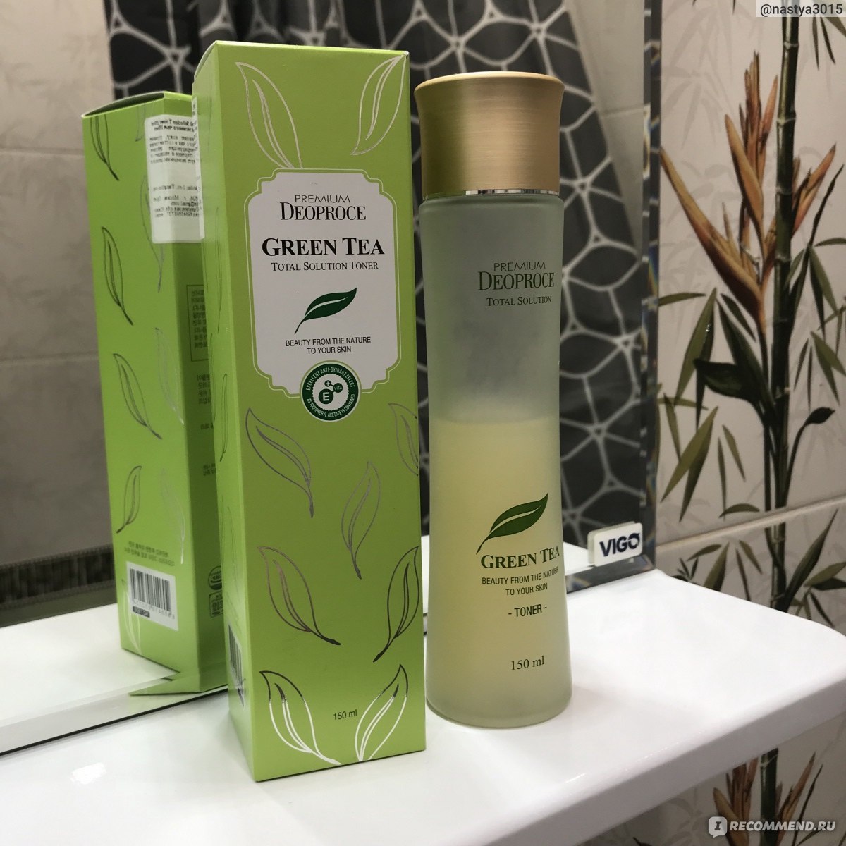 Отзывы корейская. Deoproce Green Tea total solution Toner 260ml. Тонер диапрос зеленый чай. Premium Deoproce Green Tea Toner. Тонер Green Tea корейский.