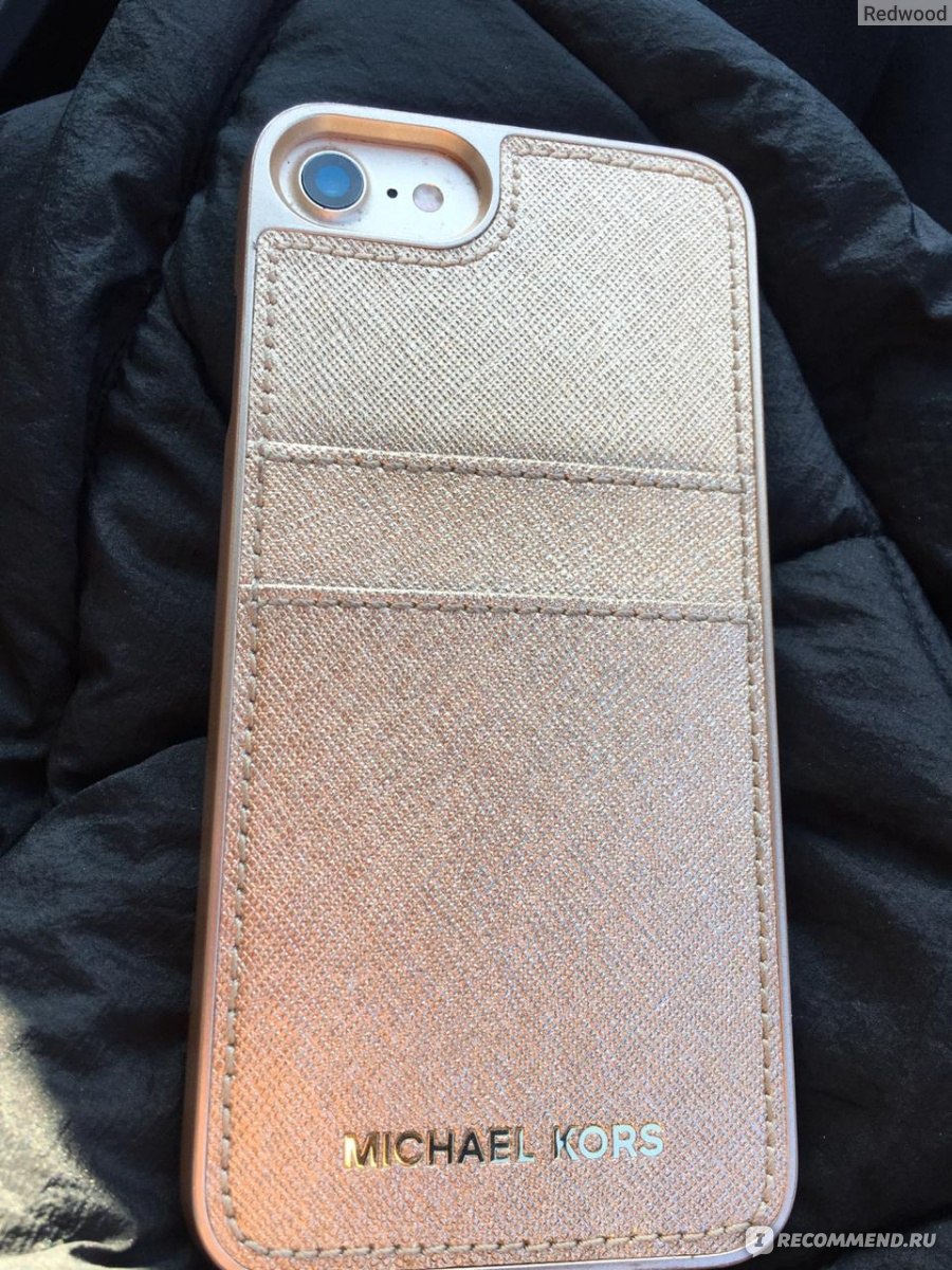 Чехол для мобильного телефона Michael Kors Metallic Saffiano Leather Phone  Case For iPhone7/8 - «Оригинальный чехол с сайта Michael Kors буквально за  копейки... Как я люблю американские распродажи ?» | отзывы