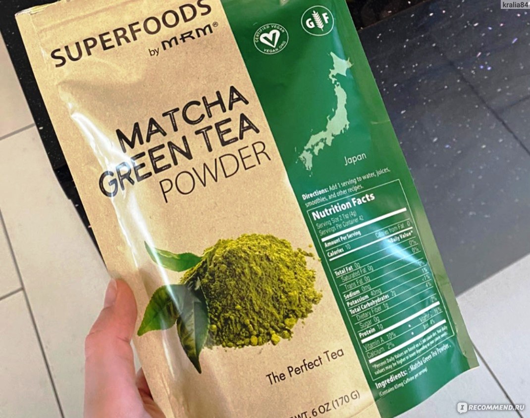 Чай матча MRM Matcha green tea powder - «Натуральный матча MRM - это вкус  для серьезных людей!» | отзывы