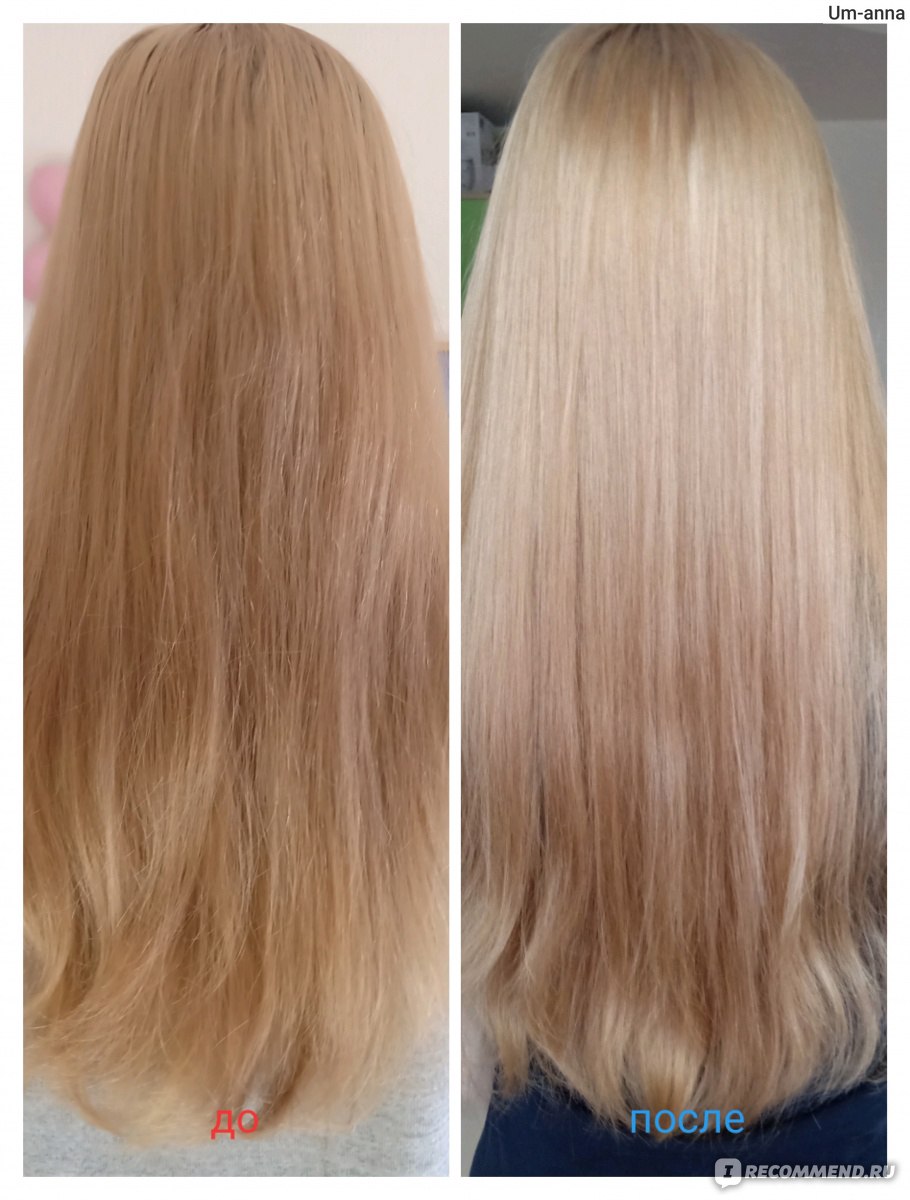 Пудровый блонд фото до и после окрашивания