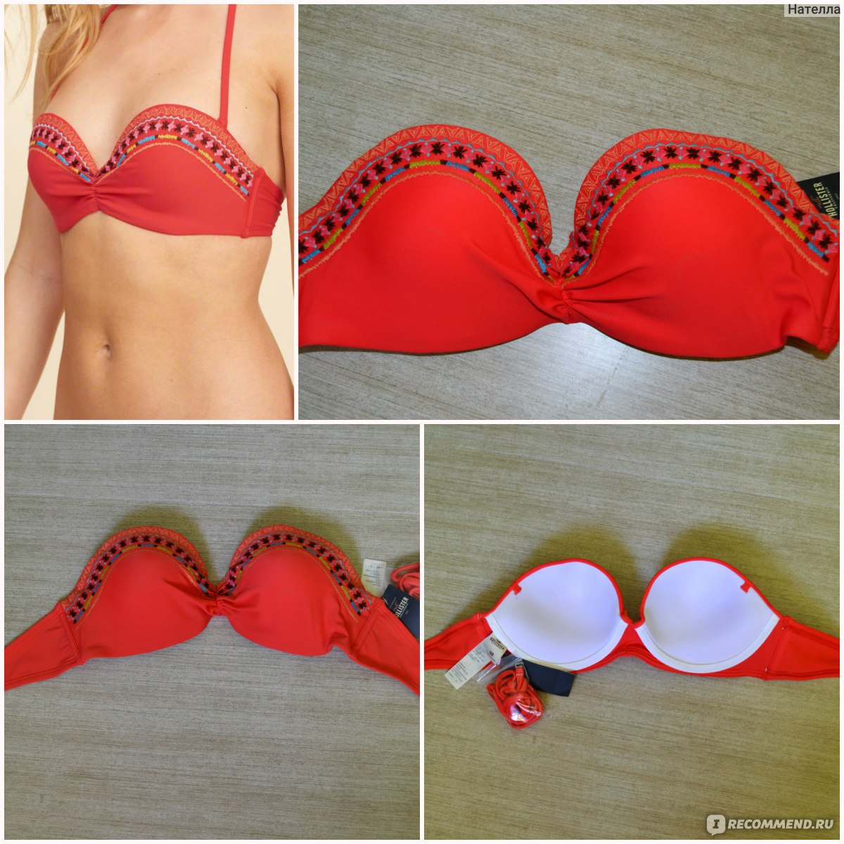 Hollister push outlet up bikini