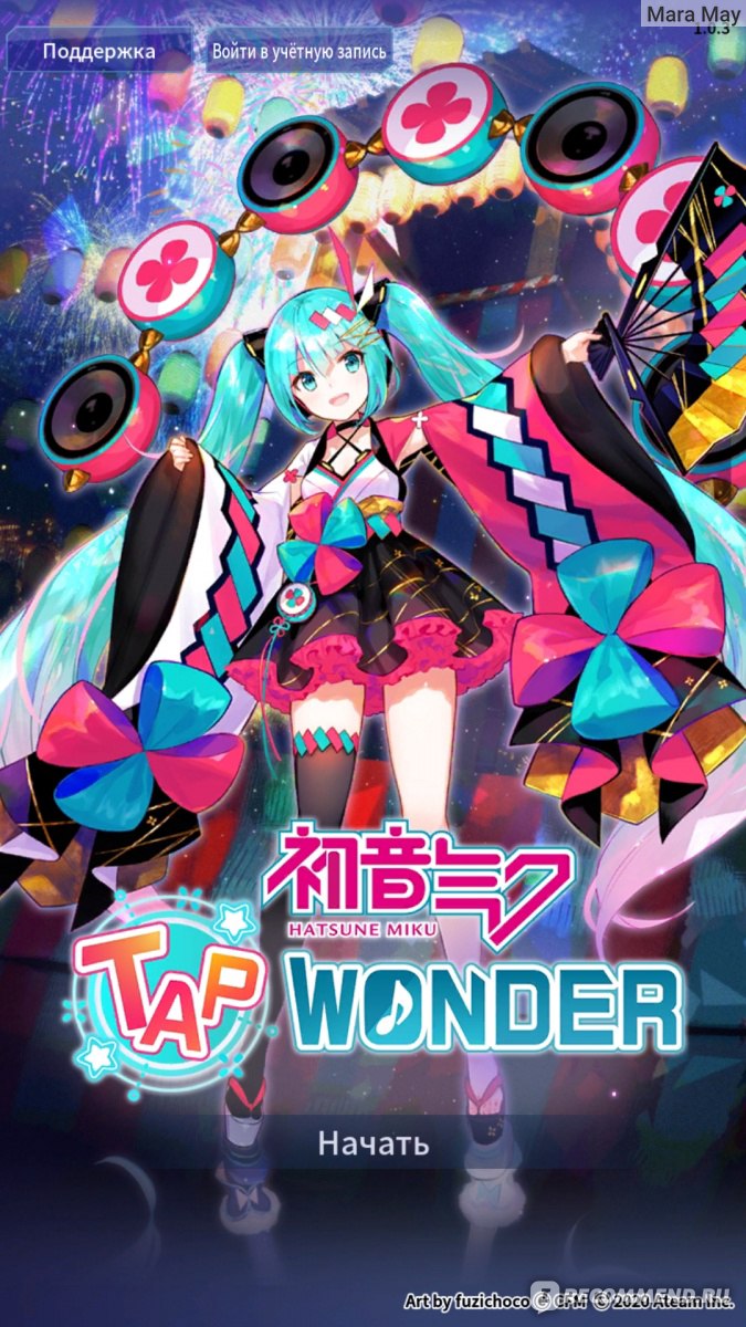 Приложение Hatsune Miku Tap Wonder - «Милая, кавайная и бессмысленная, но  у-у-у как затягивает! Hatsune Miku Tap Wonder – игра на смартфон.» | отзывы