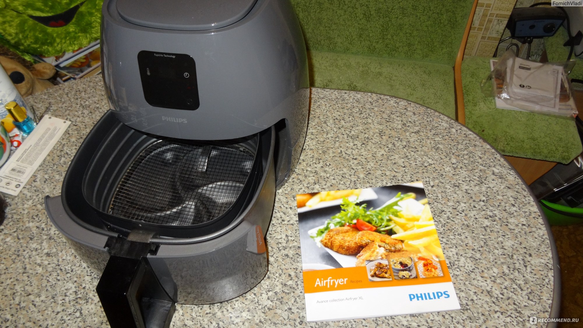 Аэрогриль Philips HD9241/40 Rapid Air - «Здоровая и вкусная пища с  минимальным количеством масла»
