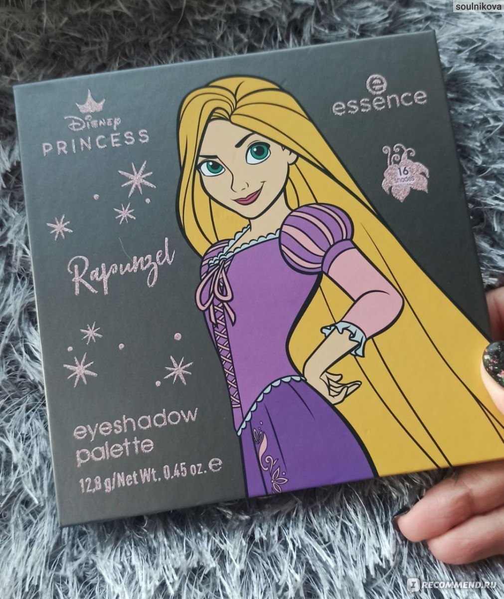 Палетка теней для век Essence Disney Princess Rapunzel 16 оттенков -  «Неплохая нейтральная палетка теней Essence Disney Princess Rapunzel в  милейшем оформлении!» | отзывы