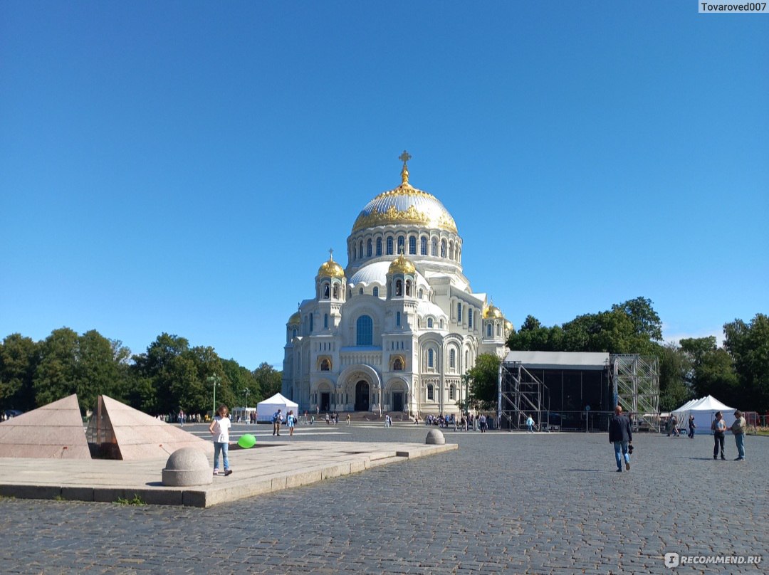 Император в морском соборе Кронштадт