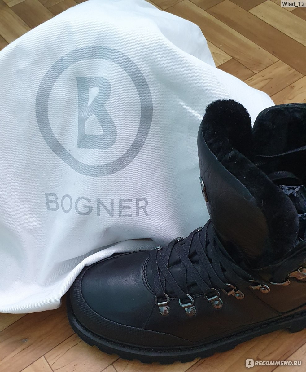 Ботинки BOGNER Helsinki - «Ботинки BОGNER родом из Италии. 450 евро закомфорт и качество. Кожа, резина, ледоступы и овечья шерсть. »