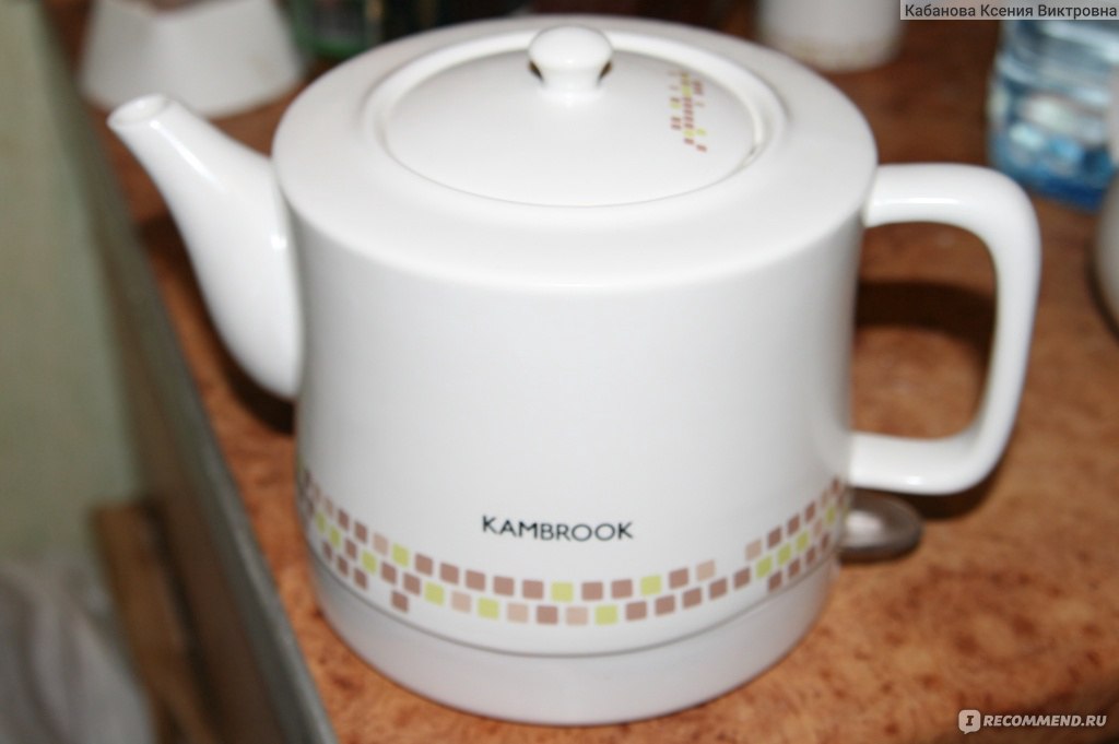 Электрический чайник Kambrook KCK305 - «Действительно керамический ...