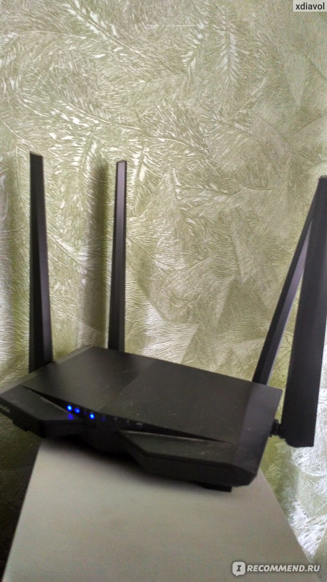 WiFi роутер (маршрутизатор) Tenda AC6 - «Двухдиапазонный роутер» | отзывы