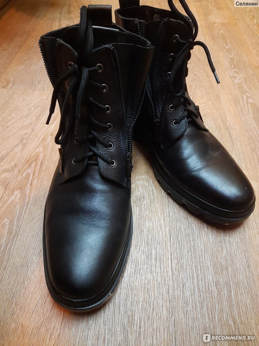 Зимние ботинки Marko 421021 - «Отличная обувка! Теплые и удобные ботинки изнатуральной кожи на меху!»