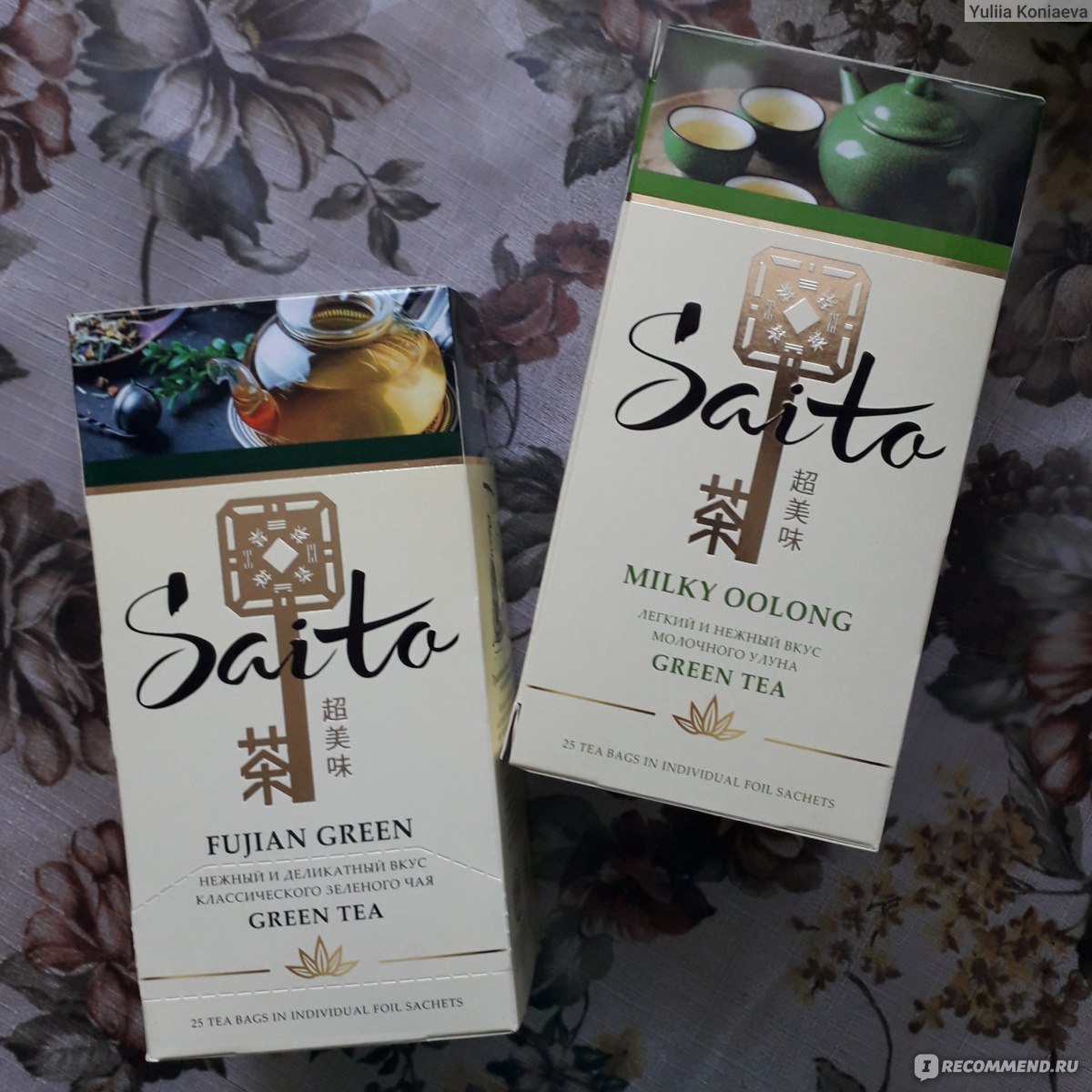 Чай в пакетиках Saito Milky Oolong Green Tea - «Лёгкий и нежный вкус ...
