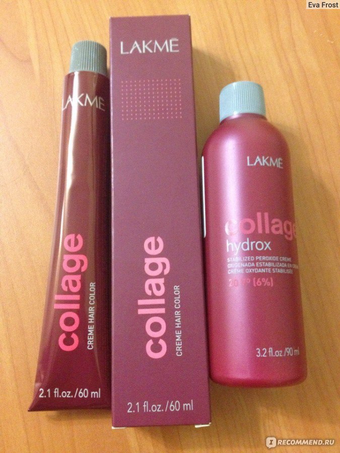 Краска для волос lakme collage creme hair color