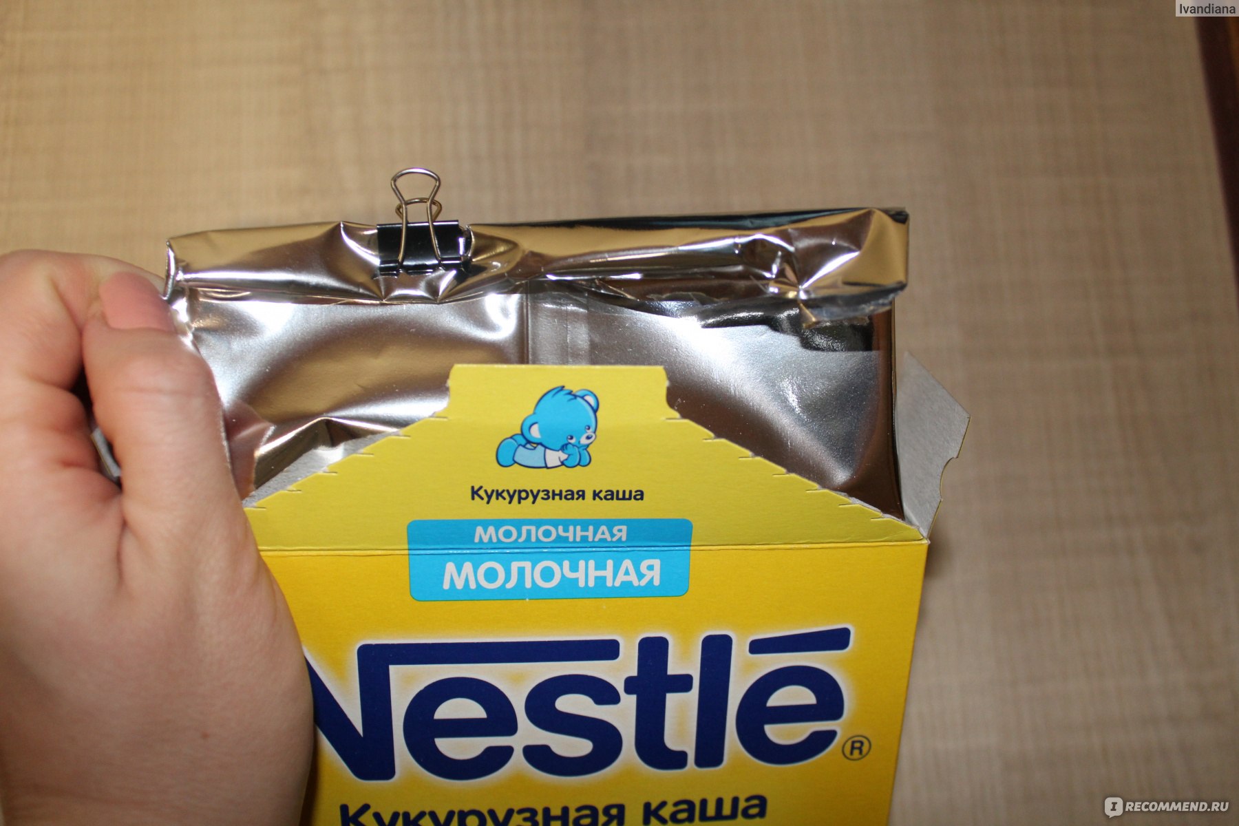 Каша nestle молочная кукурузная 250 г