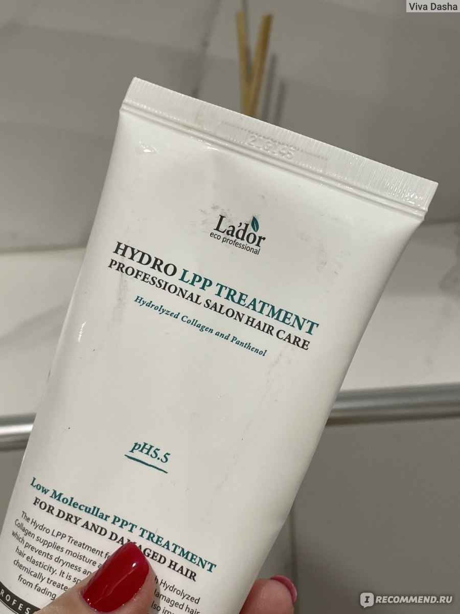 LADOR Маска для волос восстанавливающая Eco Hydro Lpp Treatment 150 мл отзыв