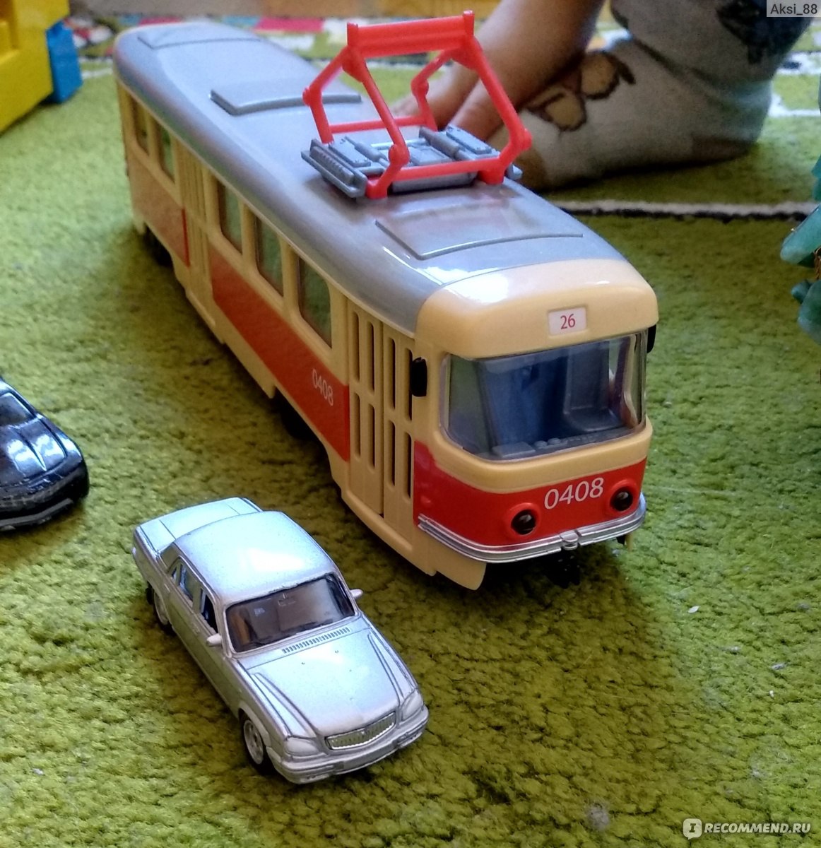 Игрушка Трамвай 47 см, Veld Co / Машинка для мальчика / Игрушечный транспорт
