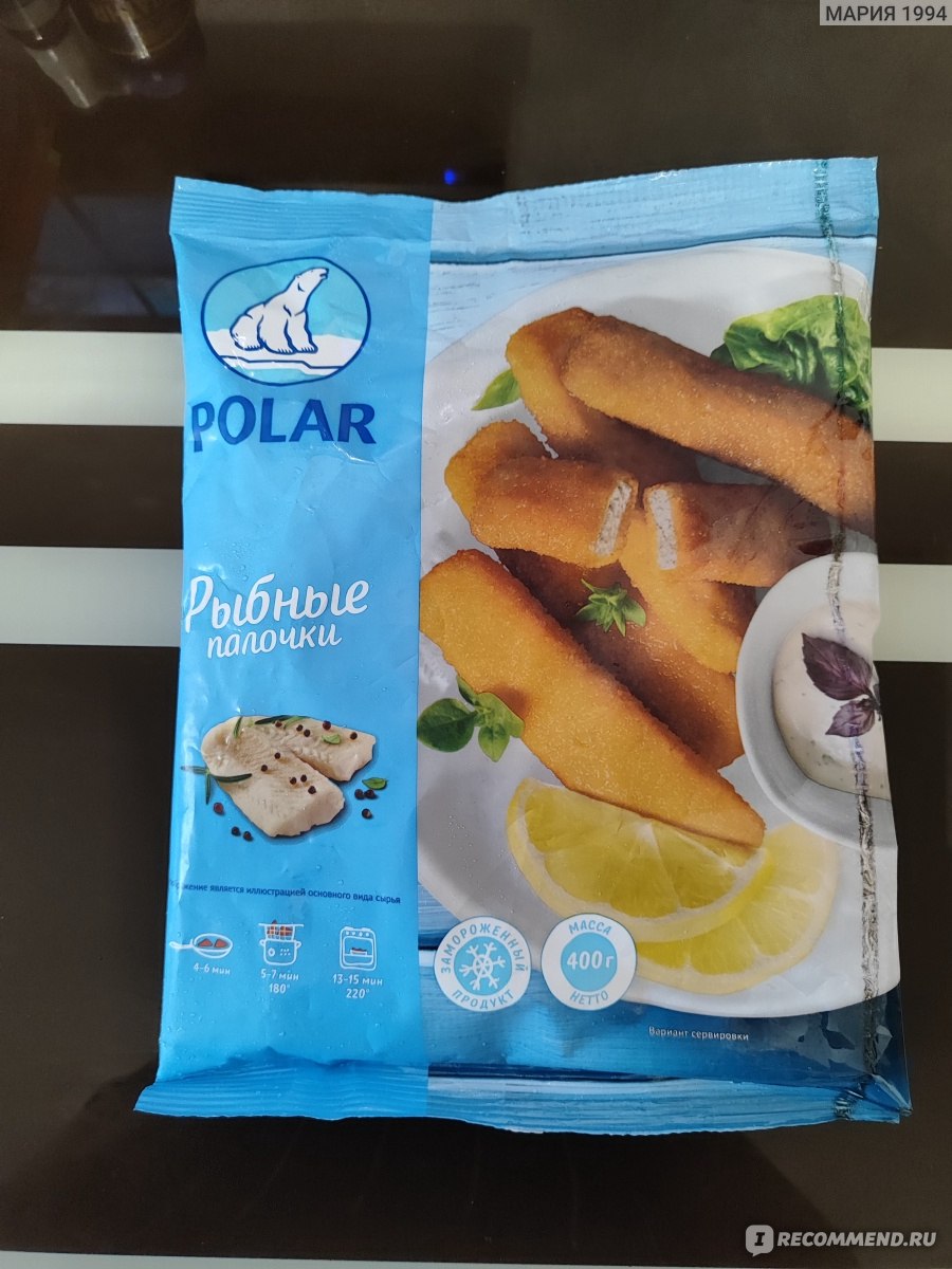 Полуфабрикаты Polar Рыбные палочки - «Рыбные палочки для вкусного и  быстрого ужина, но я нашла в них один недостаток.» | отзывы