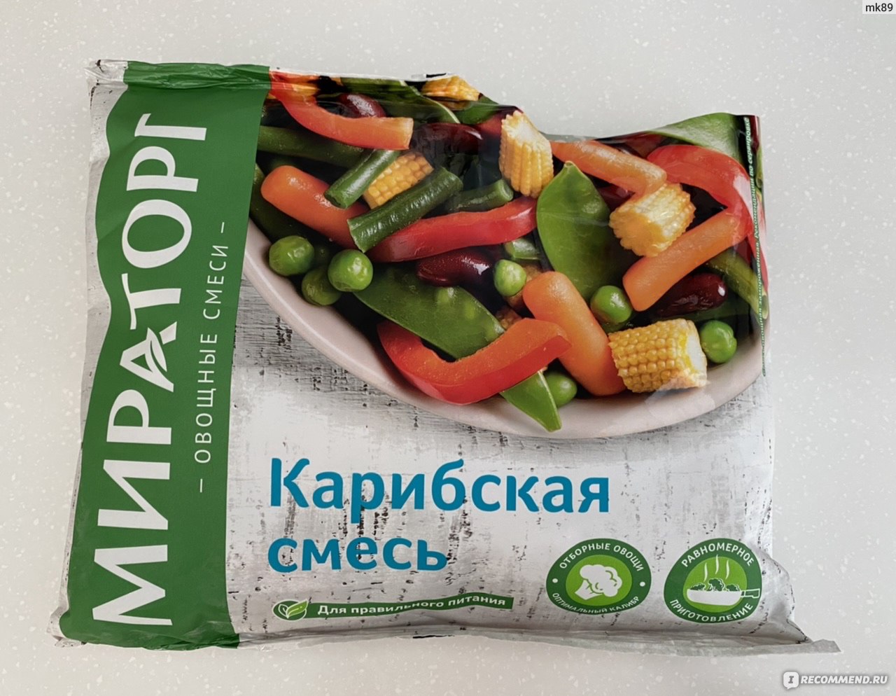 Овощная смесь Мираторг Карибская - «Вкусно и полезно, но картинка на  упаковке не соответствует действительности » | отзывы