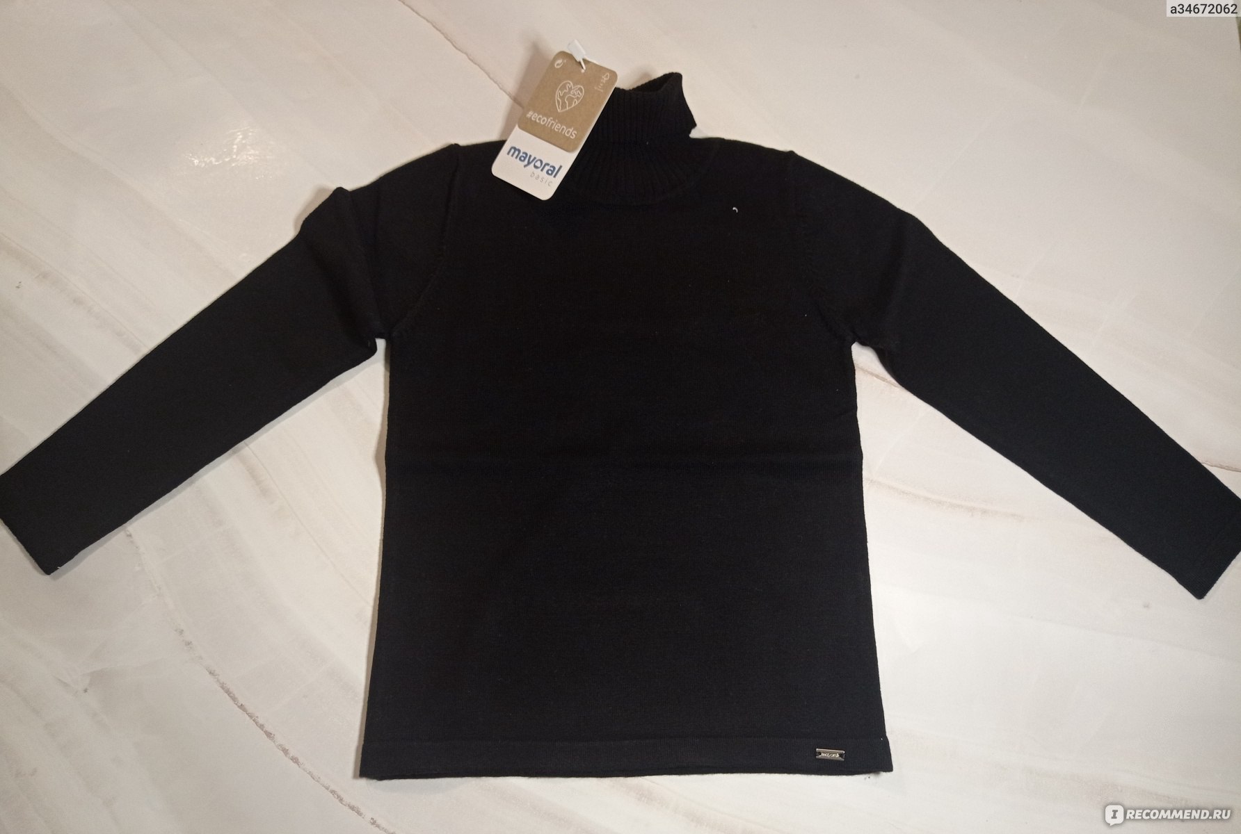 Свитер MAYORAL Turtleneck Sweater Black, артикул 782816_61 : шведский бебишоп ком 