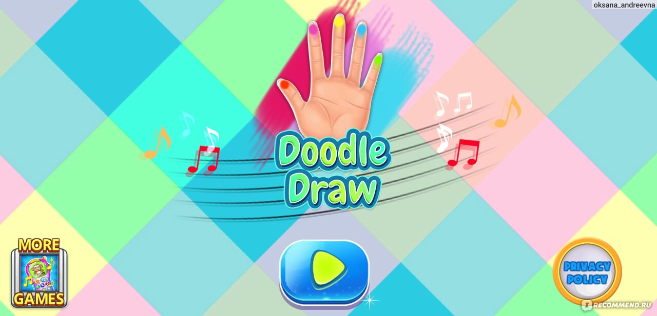 Приложение Doodle Draw Funny Bunny Games - «Рисуем с удовольствием!  Интерактивное приложение для детей! » | отзывы