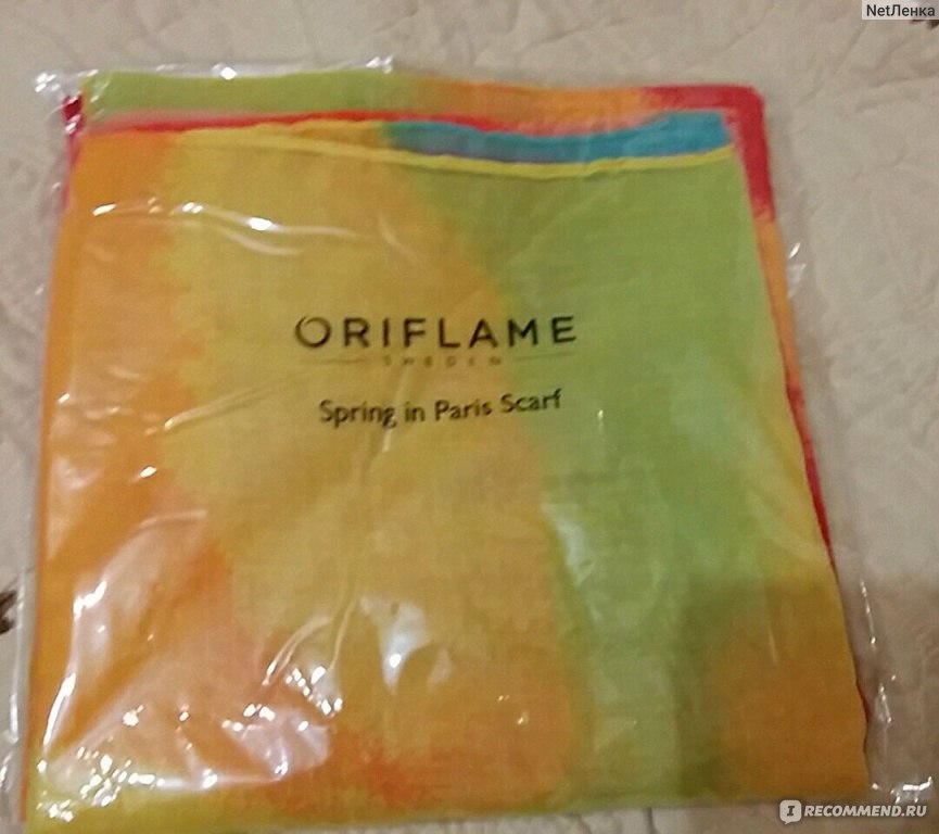 Шарф Oriflame Парижская весна - «Яркий весенний шарфик. Но не без ...