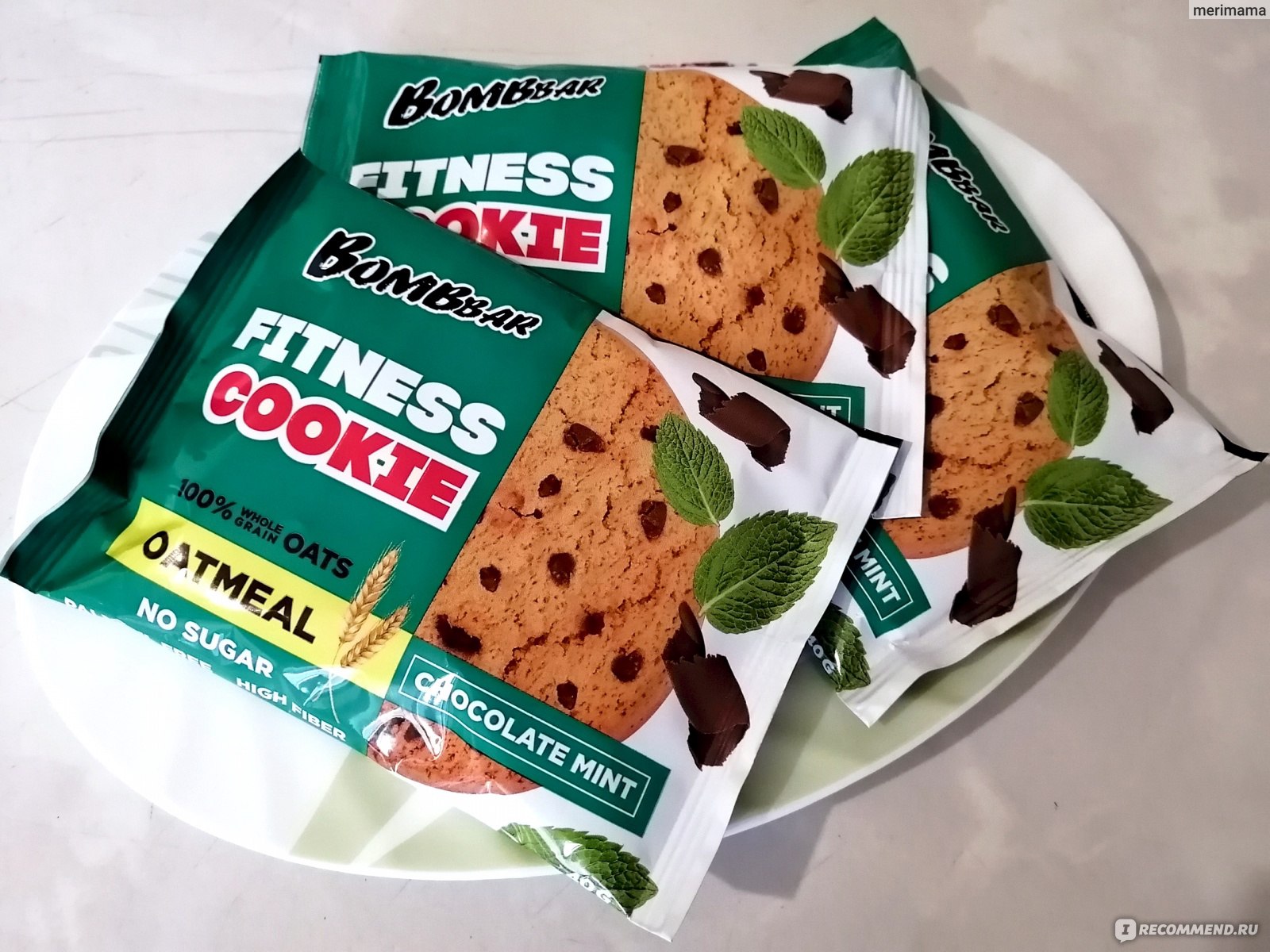 Печенье Bombbar Овсяное Fitness cookie 