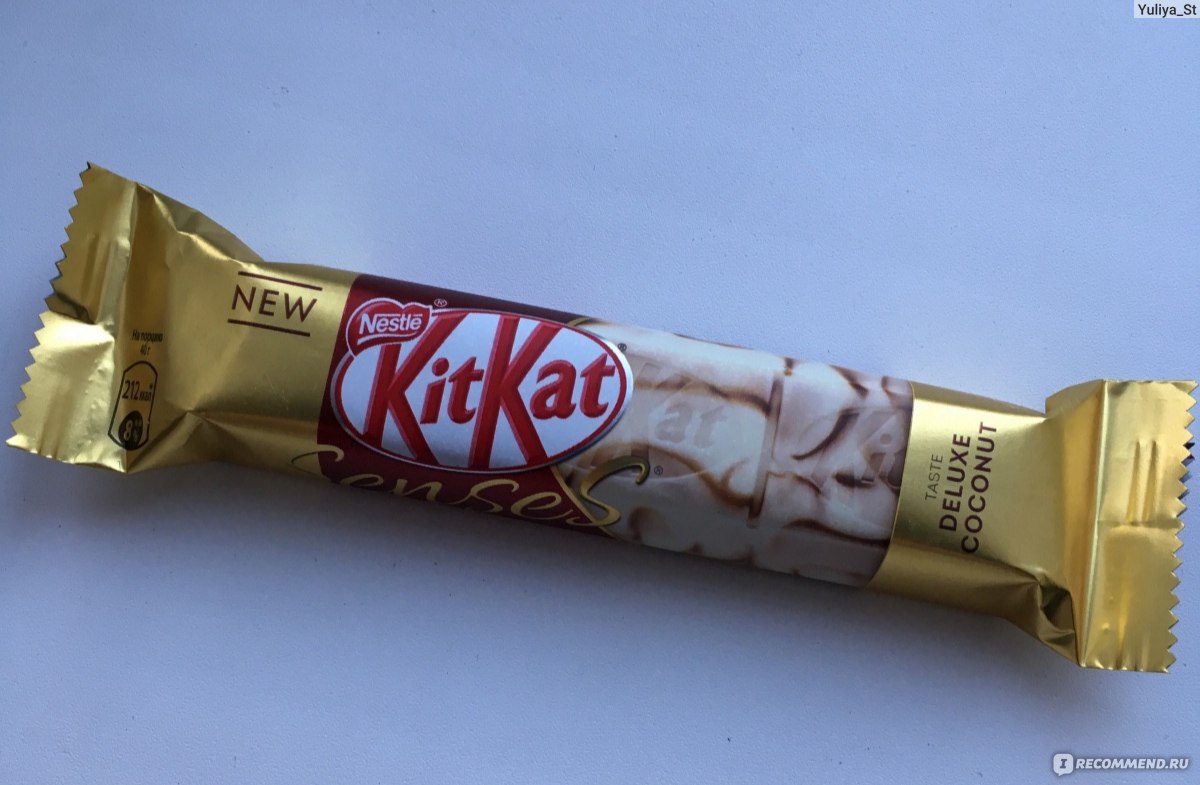 Kitkat батончик шоколадный молочный Кокос 40г