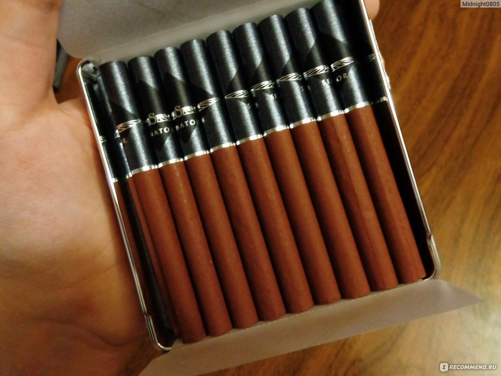 Сигареты сенатор в портсигаре