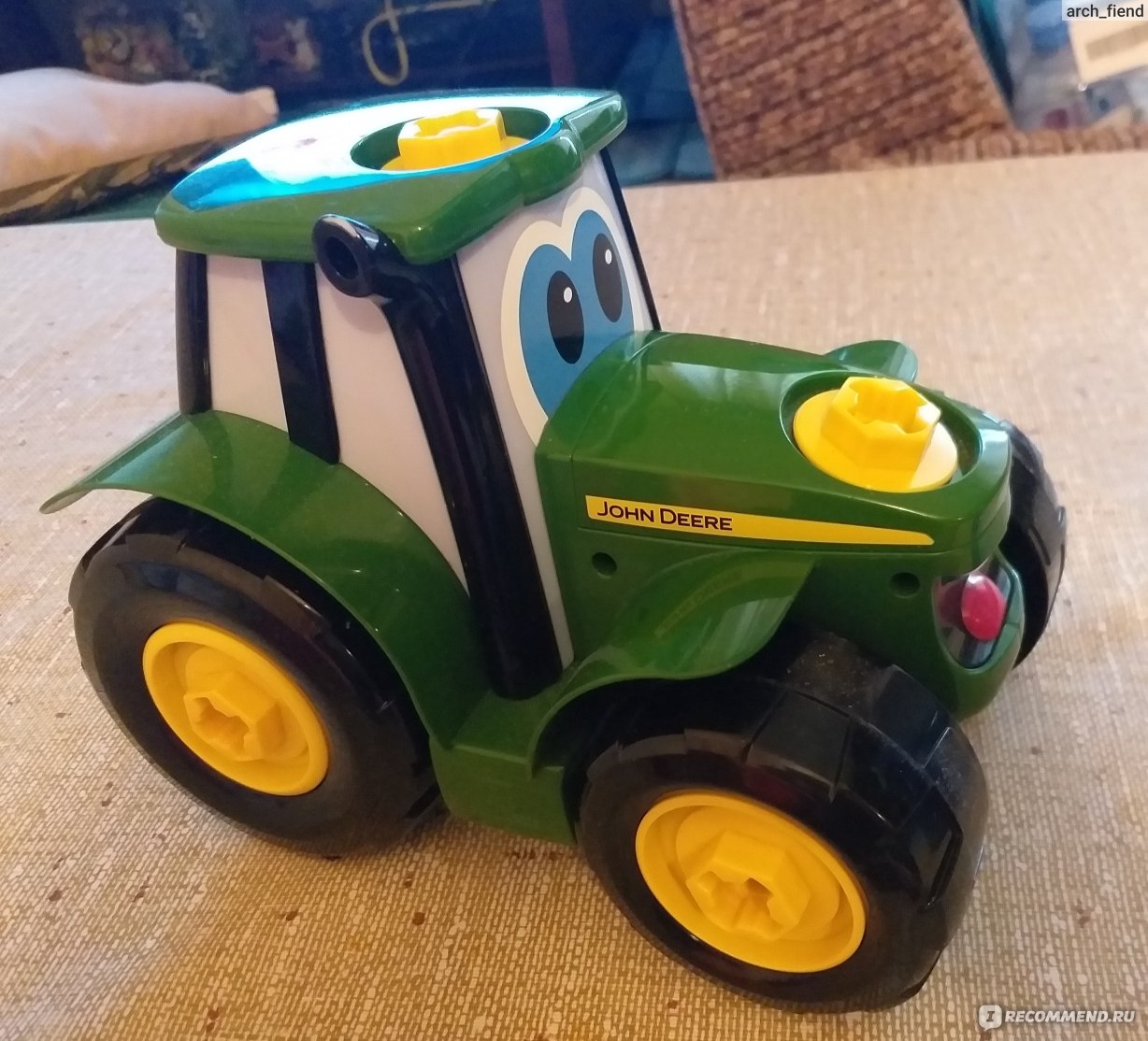 Tomy Трактор John Deere - «Необычный формат детской игрушки» | отзывы