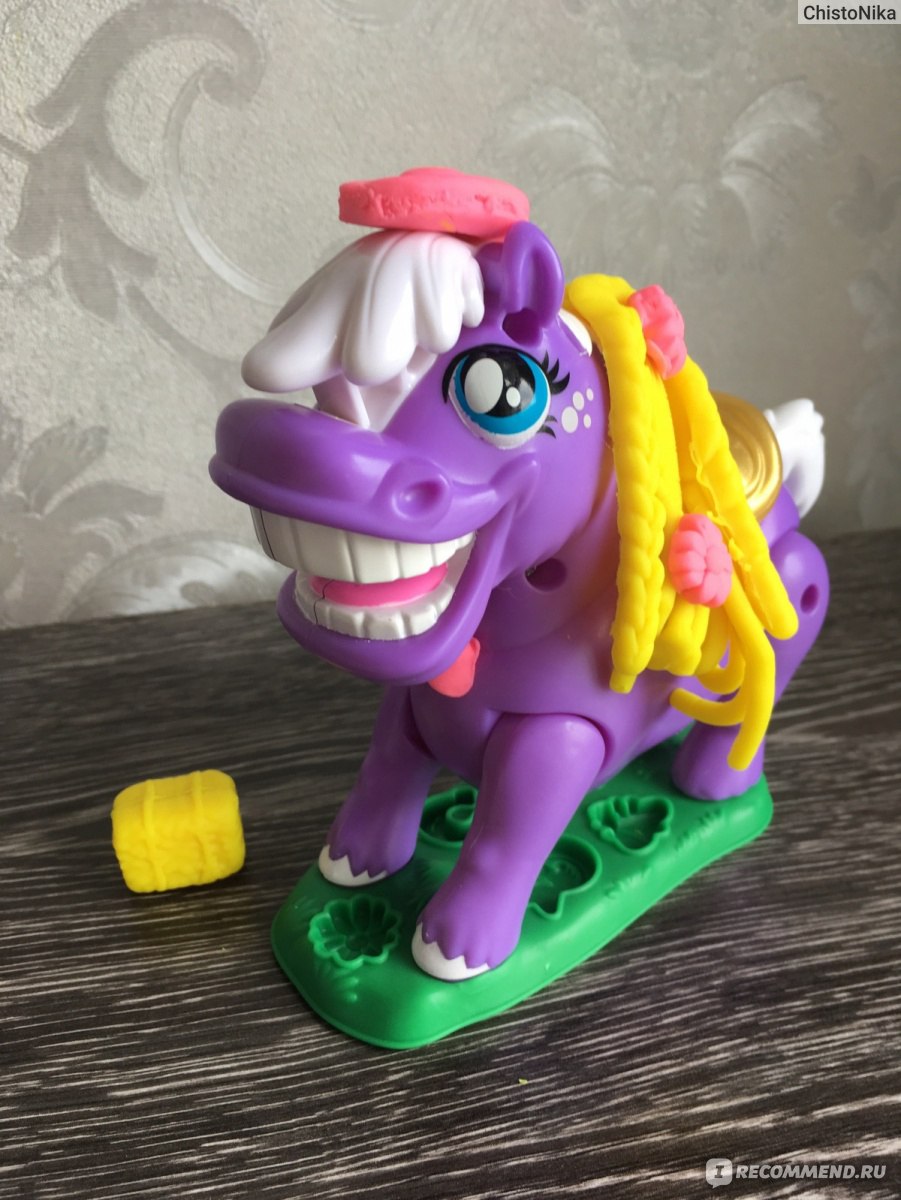 Play-Doh Игровой набор Пони-трюкач - « Игровой набор Пони-трюкач Play-Doh.  Коллекция Animal Crew. Обзор плей до.» | отзывы