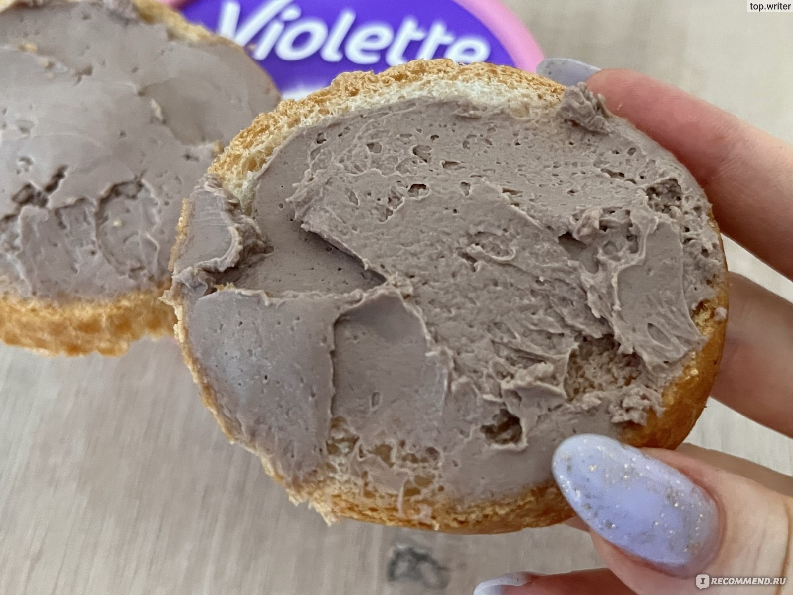 Творожный сыр Violette Шоколадный - «Творожный сыр + 🍫 шоколад. Нежнейший  десерт в новом прочтении от Violette. А как вы представляете себе шоколадный  сыр?» | отзывы