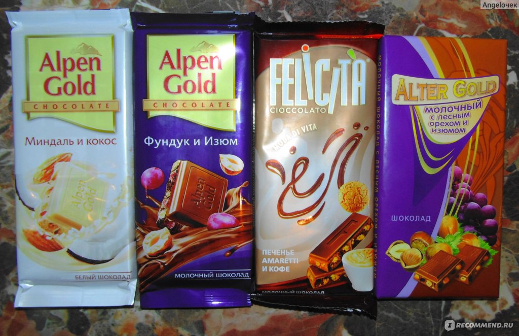 Alpen Gold печенье и Изюм