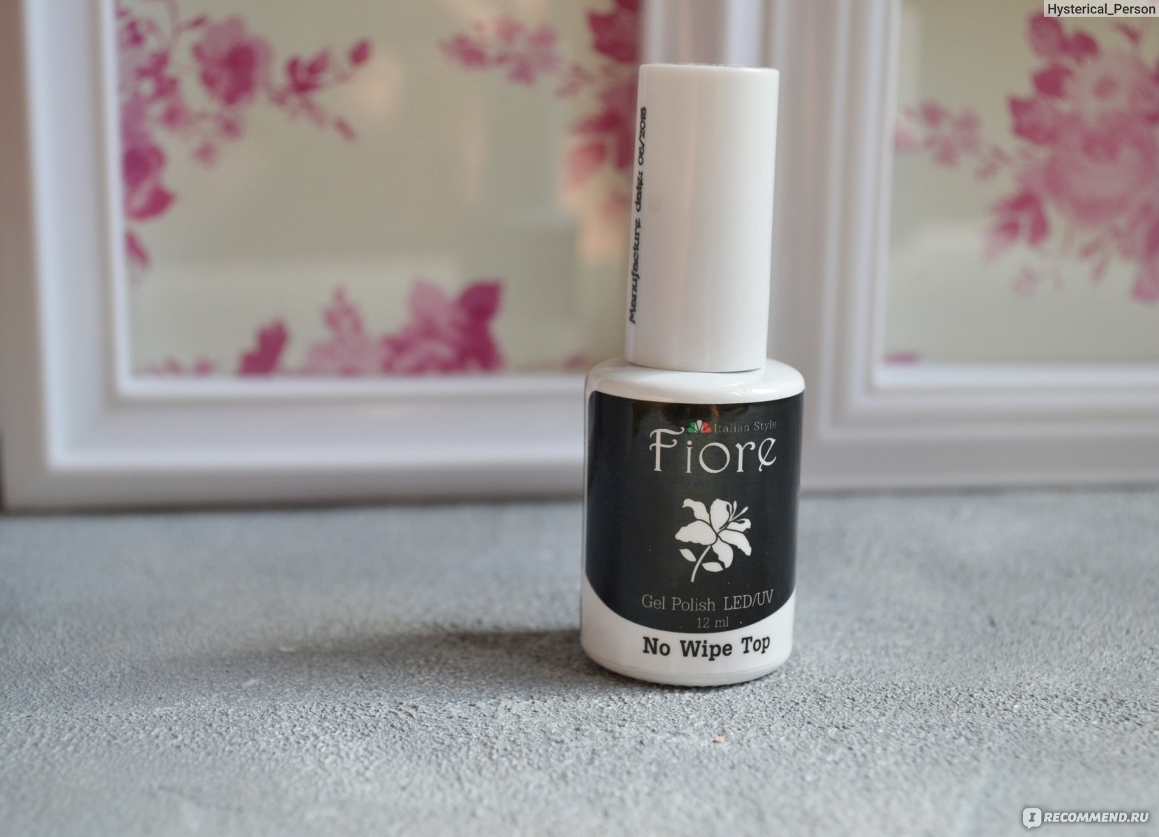 Каучуковый топ для гель-лака без липкого слоя Fiore Gel Polish LEDUV - «*  Идеальный топ для втирки* Топ без липкого слоя с ярким глянцем* » | отзывы