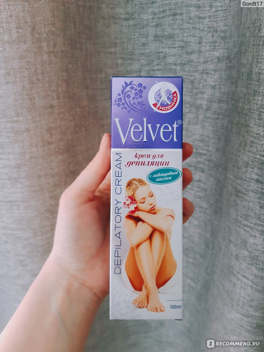 Крем для депиляции Velvet с маслом лаванды - «В борьбе за гладкую кожу крем "Velvet с маслом лаванды"»
