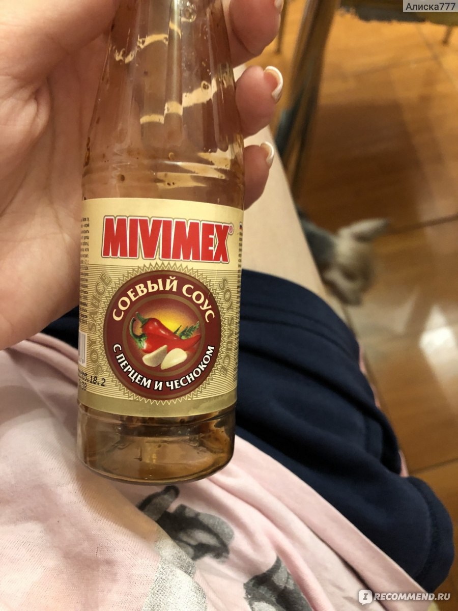 Соевый соус Mivimex С перцем и чесноком - «Mivimex Соевый соус с перцем и  чесноком » | отзывы