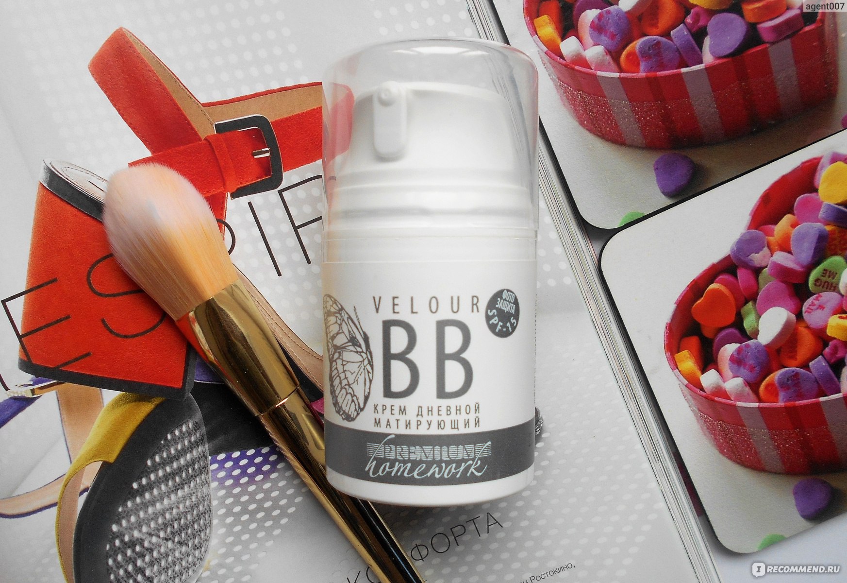 BB-крем PREMIUM Матирующий «Velour BB» SPF15 - «Крем дневной матирующий ...
