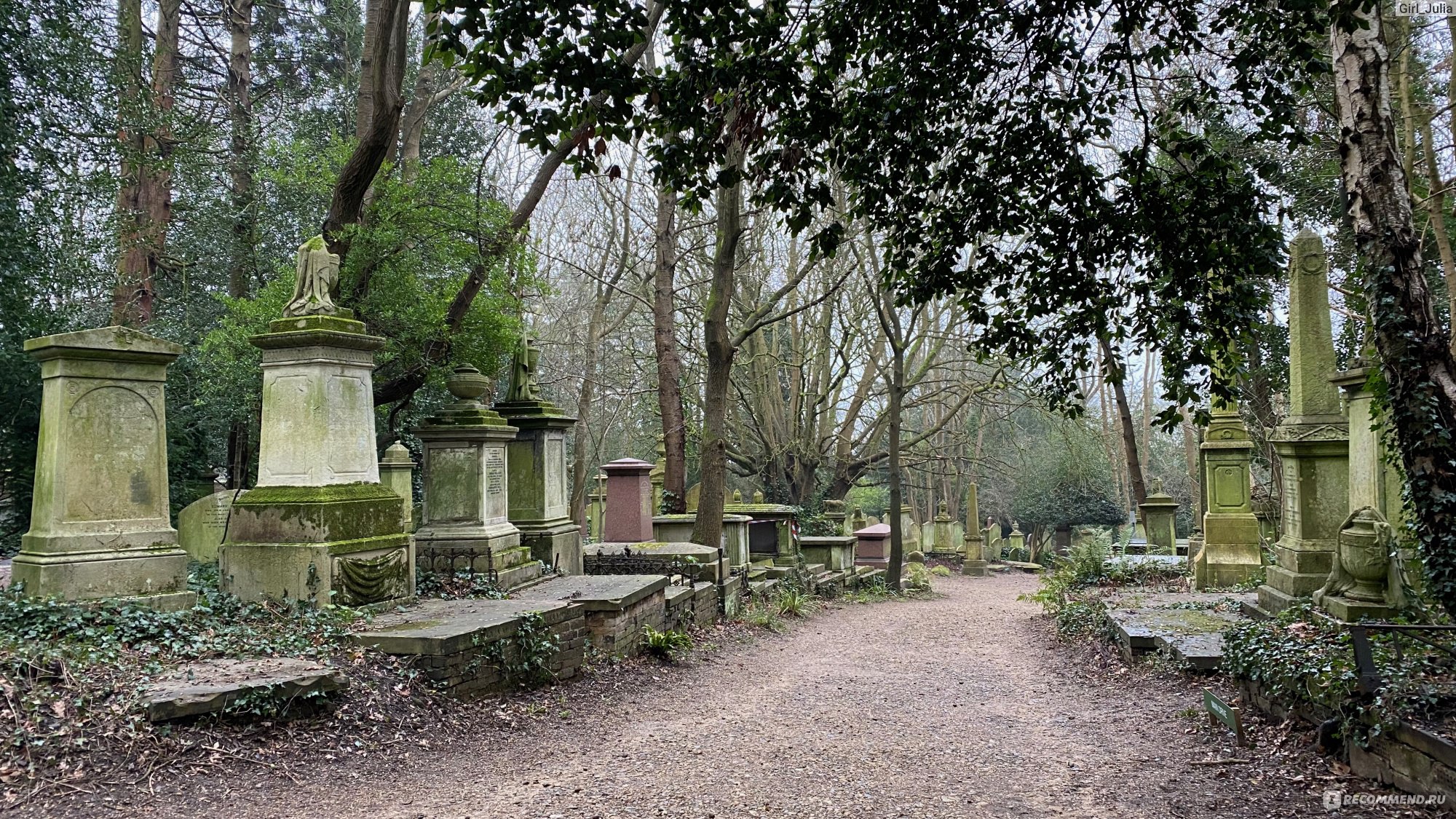 Хайгейтское кладбище в лондоне фото