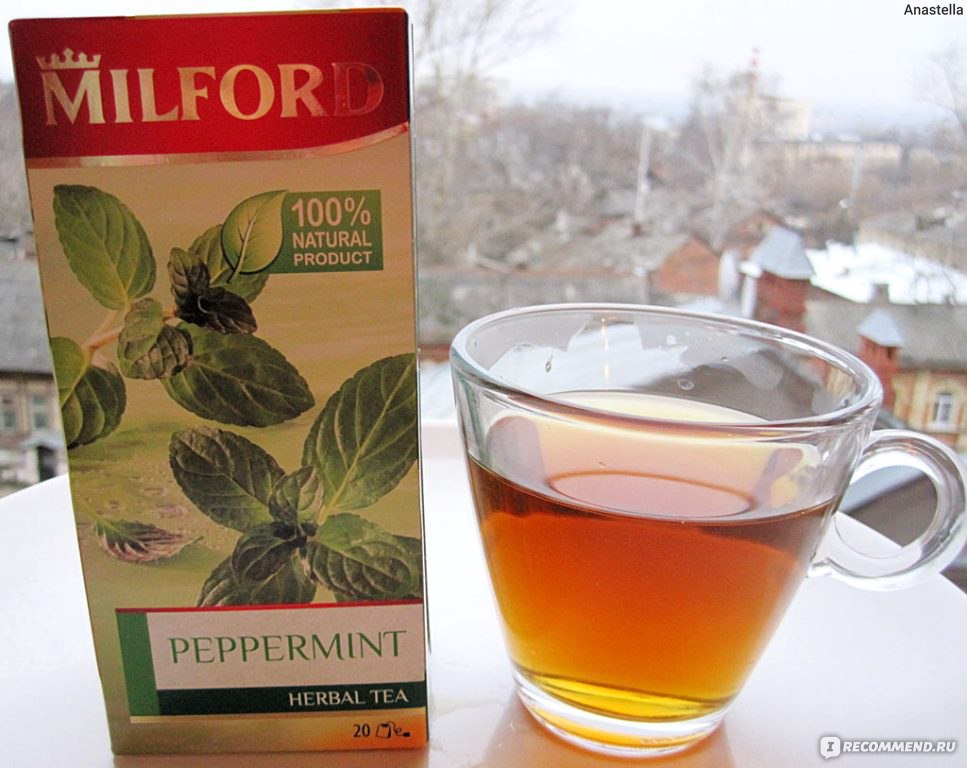 Чай мяты отзывы. Чай Милфорд мята перечная. Мятный чай Милфорд. Мятный чай Milford. Чай Милфорд в пакетиках мята.