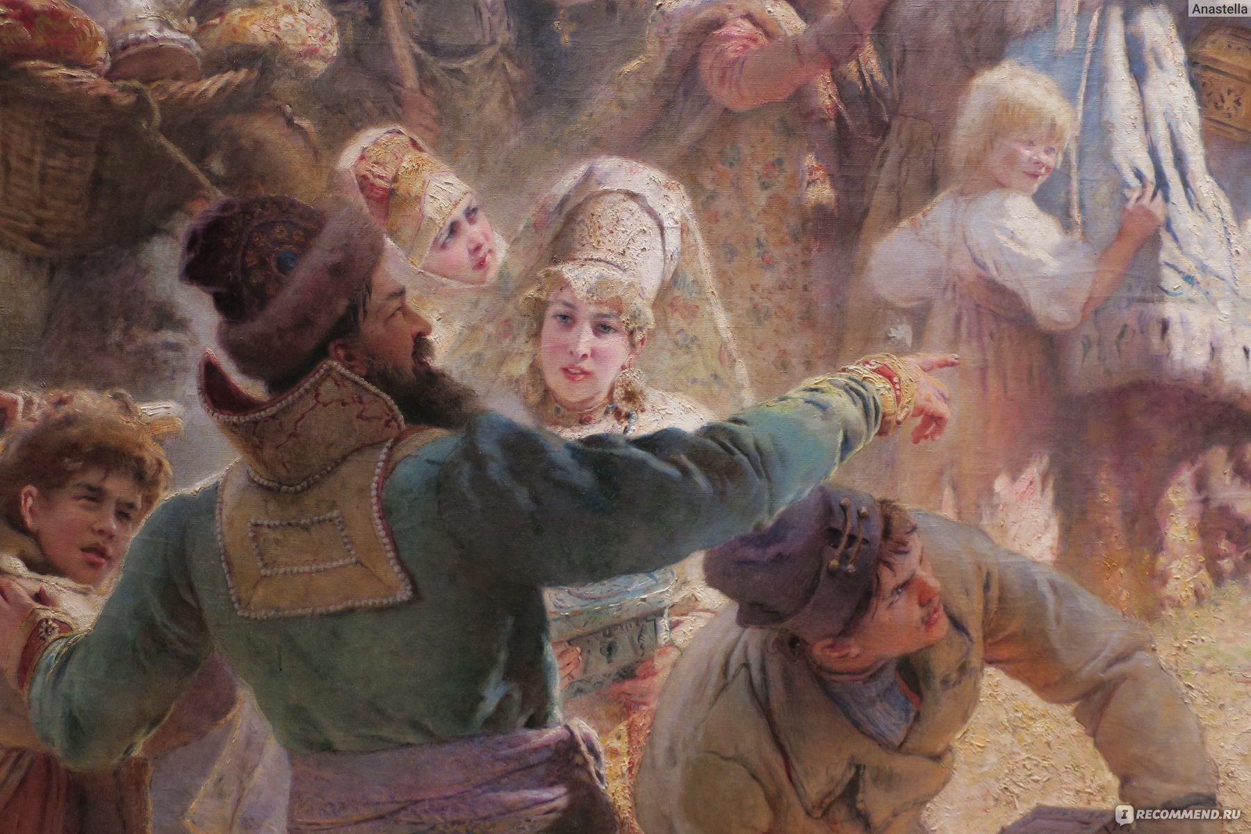 Константин Маковский «воззвание Минина к нижегородцам», 1896