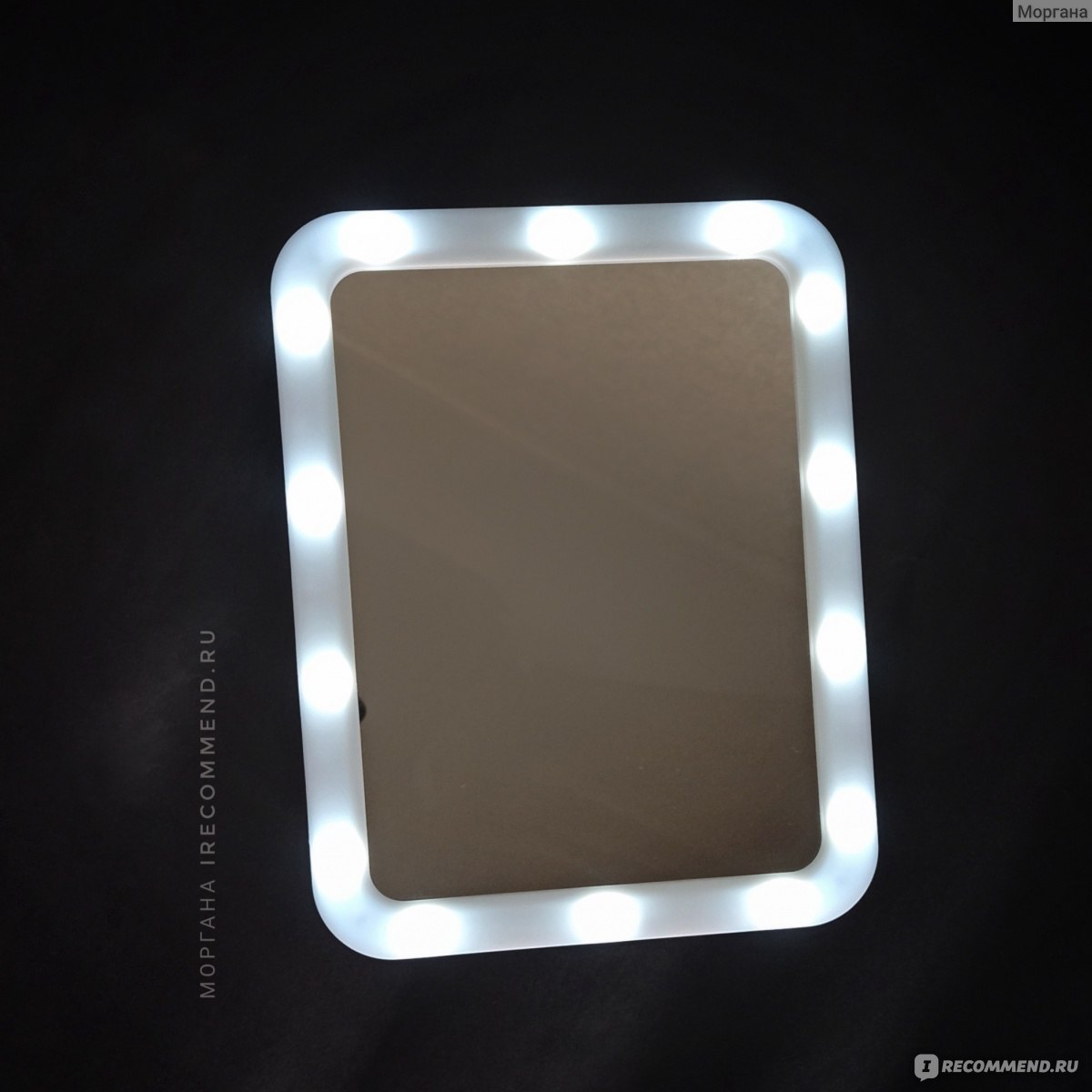 Настольное косметическое зеркало с подсветкой LOVELY Fix Price