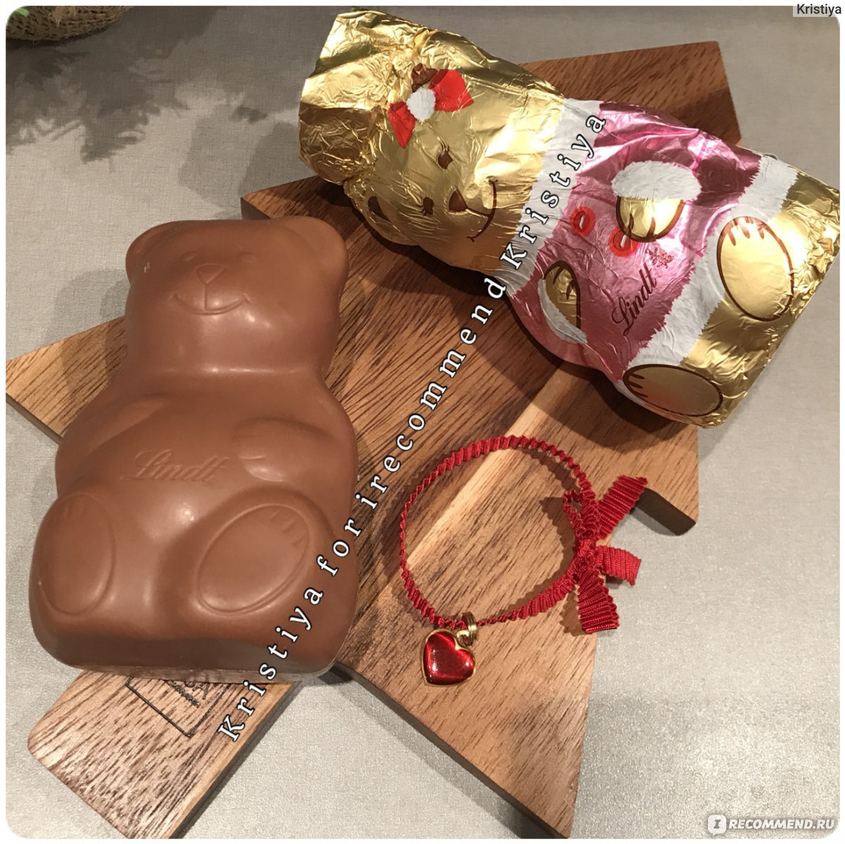 Фигурный шоколад Lindt золотой Медвежонок