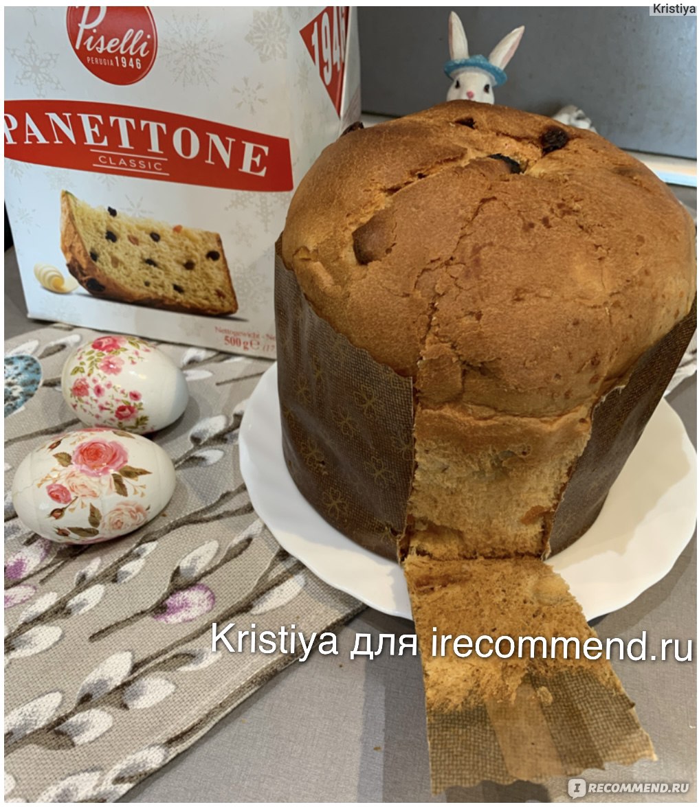 Кулич Tedesco Панеттоне Классико с изюмом и цукатами Piselli Perugia  Panettone Classico - «Невероятно вкусный, ароматный кулич Панеттоне,  который точно понравится даже тем, кто не любит куличи.» | отзывы