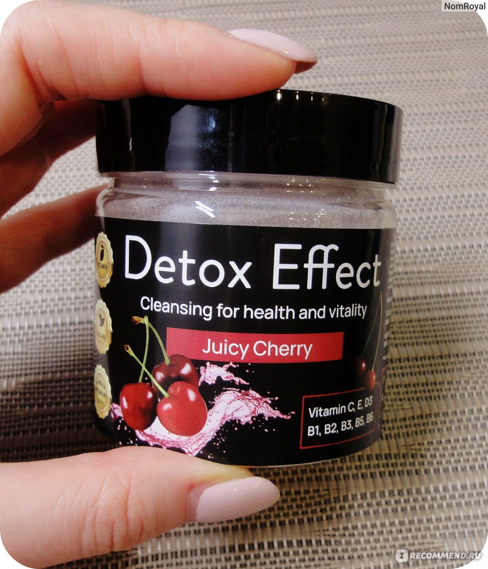 Витаминизированный напиток Fit and Joy "Detox Effect" Juicy Cherry фото
