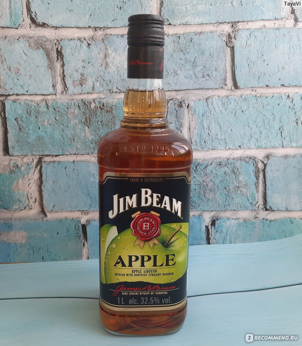 Jim beam apple 0.7 л отзывы. Виски Jim Beam Apple. Ликер Джим Бим яблочный. Виски Джим Бим яблоко. Виски яблочный Джим Бим.