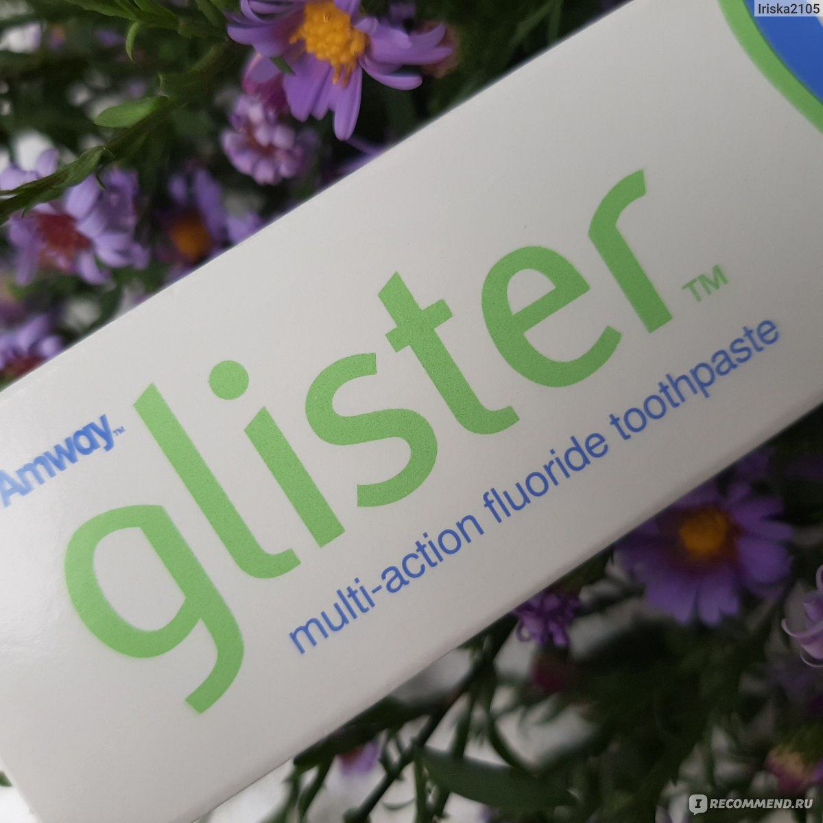 Зубная паста GLISTER — отзывы