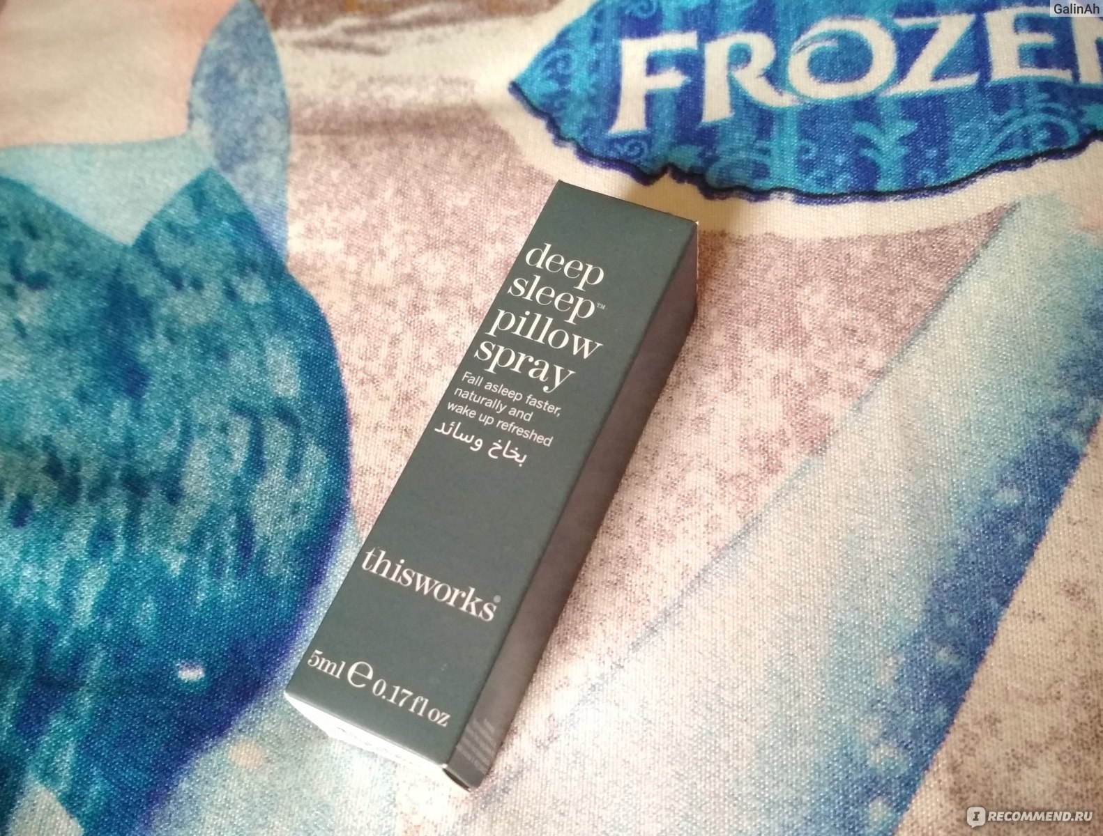 Спрей Thisworks Deep Sleep Pillow Spray - «Спать сном младенца оказывается  ещё возможно! ? А способствует этому спрей для ПОДУШКИ Deep Sleep Pillow  Spray с ароматом лаванды, ветивера и ромашки от This