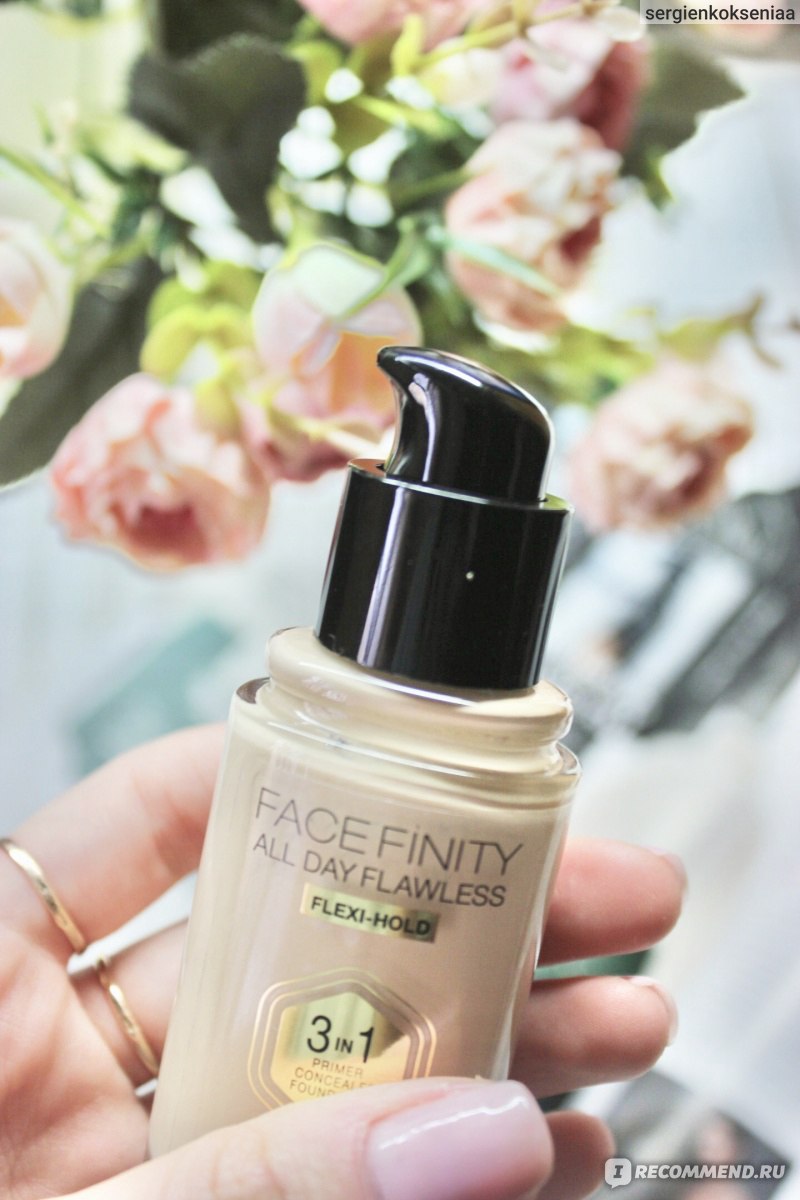 Тональный крем Max Factor FaceFinity 3in1(основа+тон+корректор) - «Мега ...