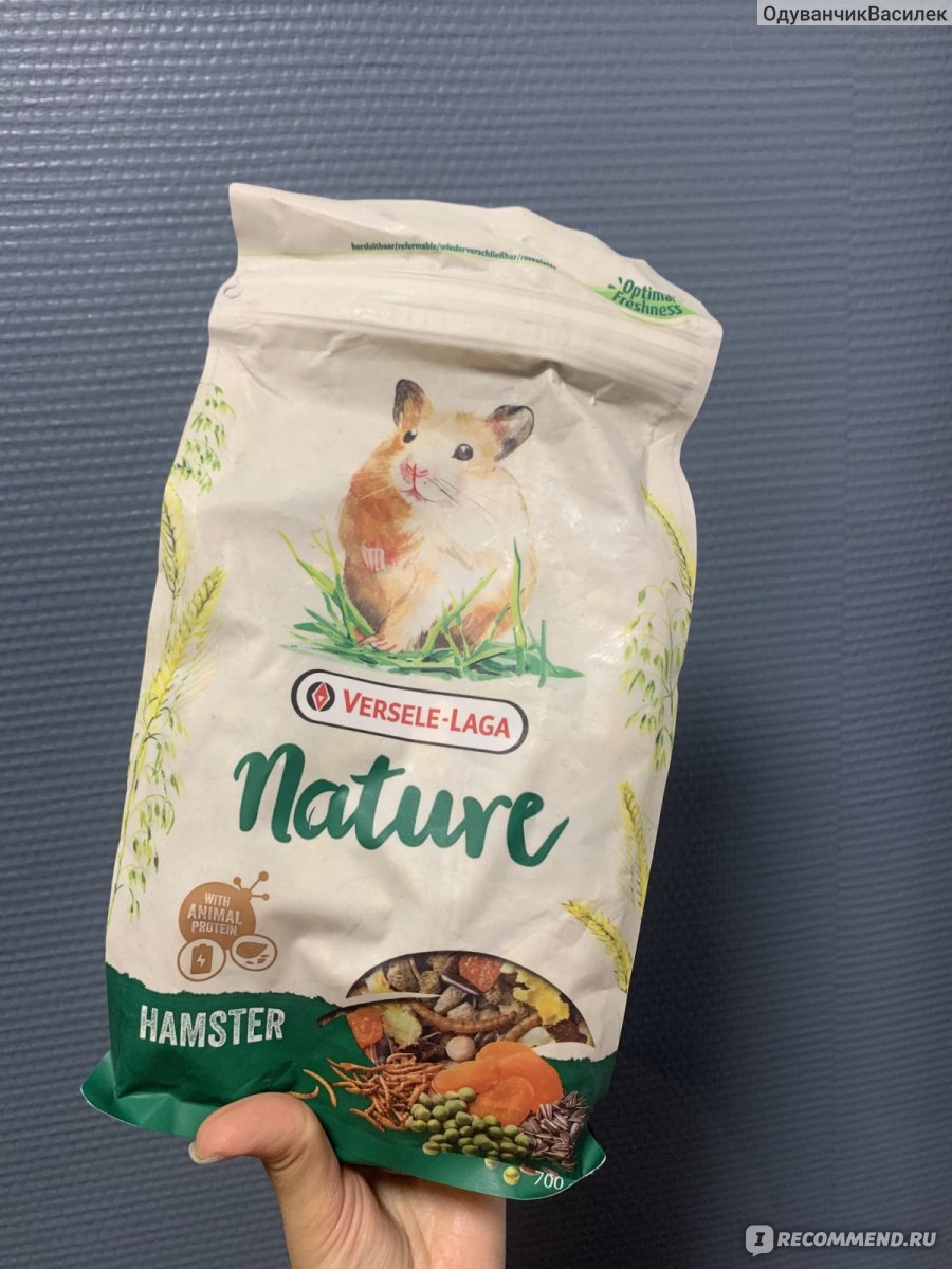 Корм для хомяков Versele-laga mini Hamster Nature - «Для самого любимого  рыжего комочка- самый лучший корм!🐹» | отзывы